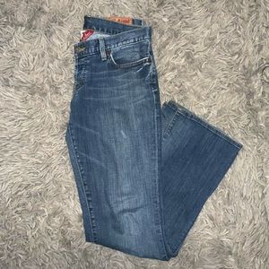 Lucky Brand Embroidered Bootcut Jeans